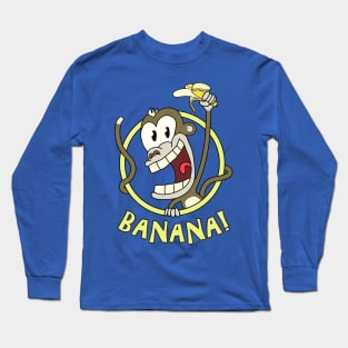 Banana Monkey Long Sleeve T-Shirt